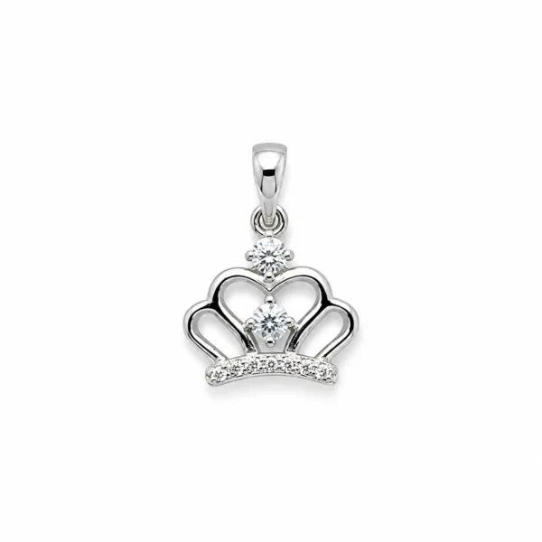 Silver Crown Pendant