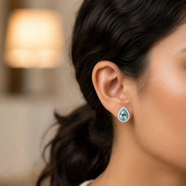 Aqua Silver Tops