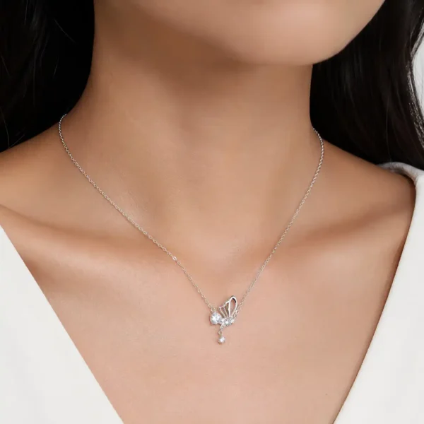 Butterfly Dewdrop Necklace