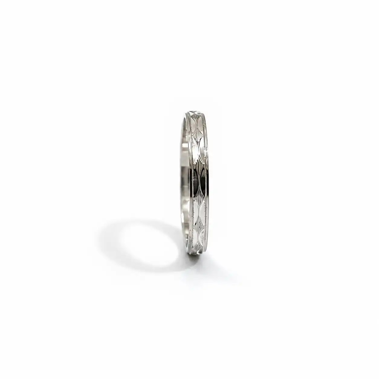 Diamond Cut Ring Band 1 Diamond Cut Ring - Image 1