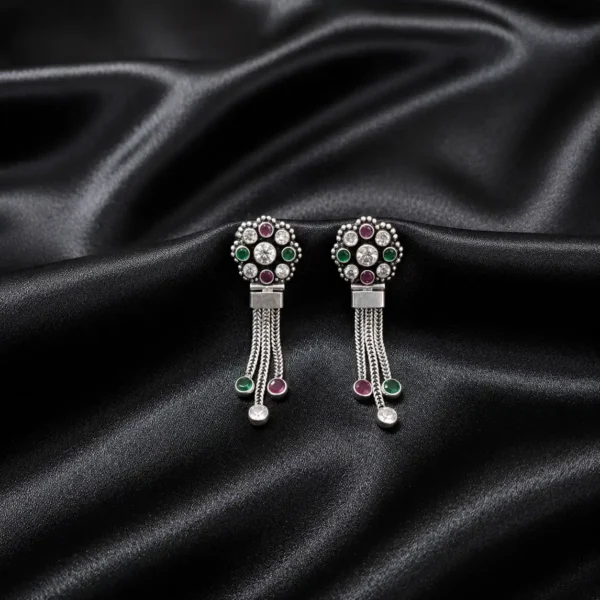 Heritage Bloom Drop Earrings