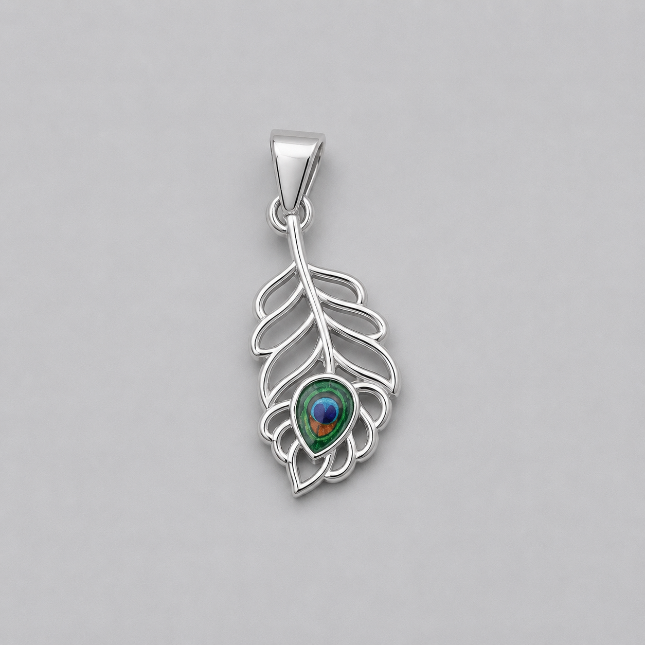 Peacock Feather Pendant