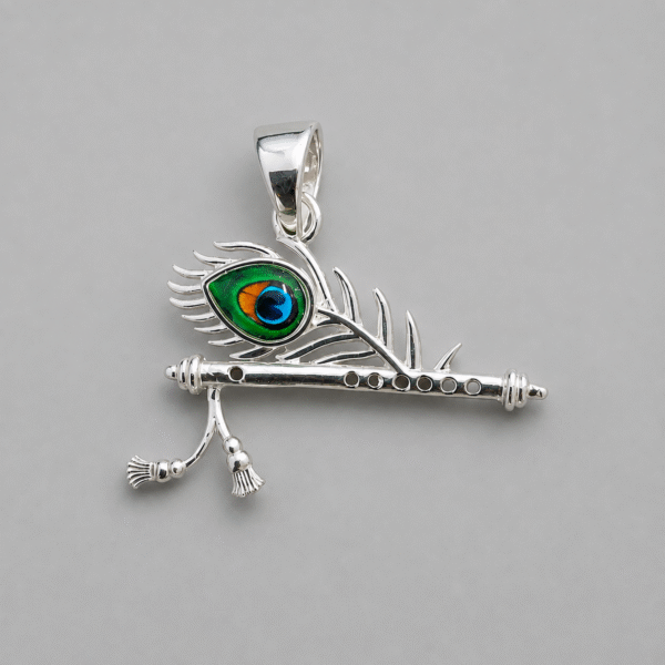 Peacock Flute Pendant