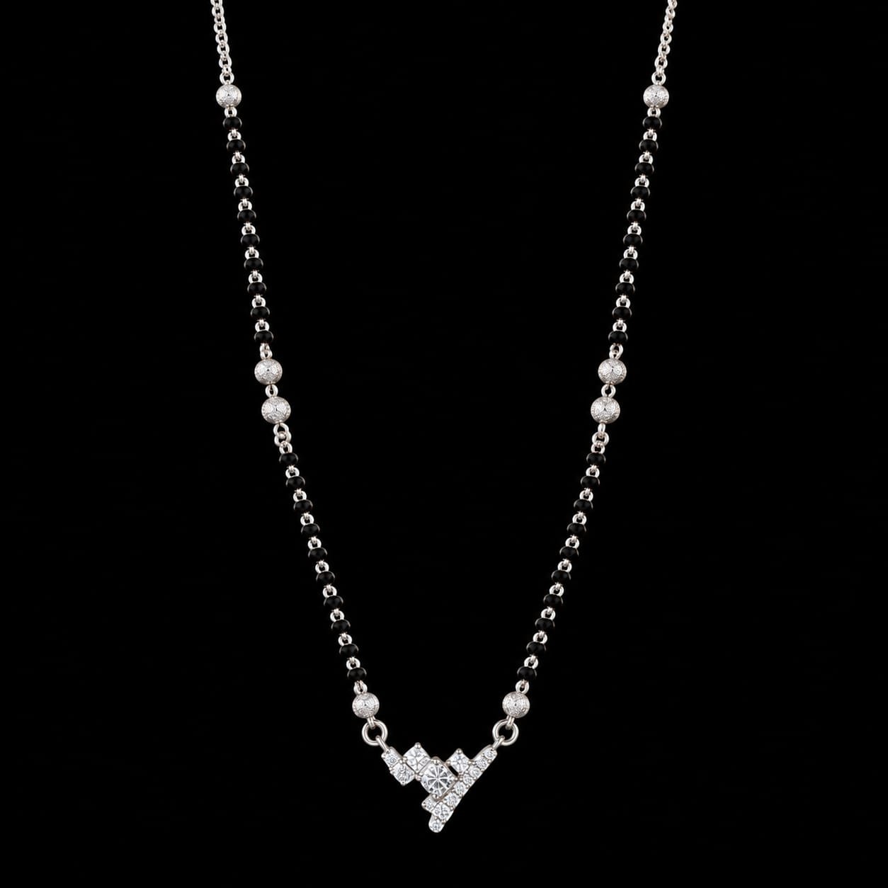 WhatsApp Image 2026-10-17 at 9.14.12 PM (1) Crystal Crown Mangalsutra - Image 1