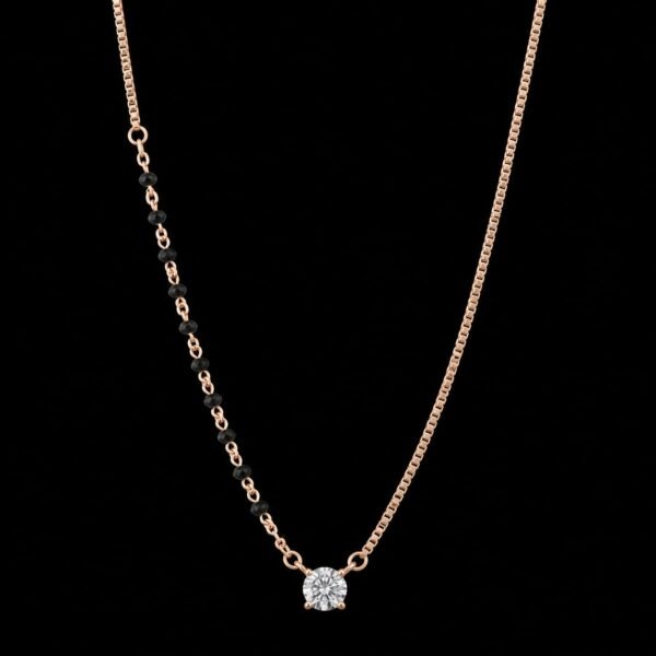 Rose Crystal Mangalsutra