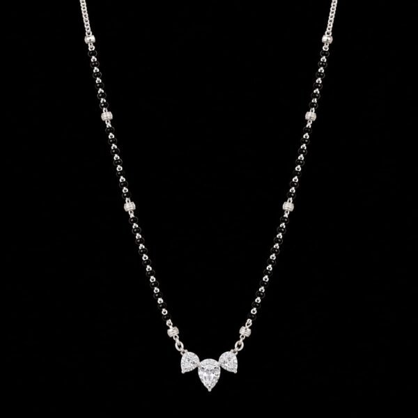 Crystal Petal Mangalsutra